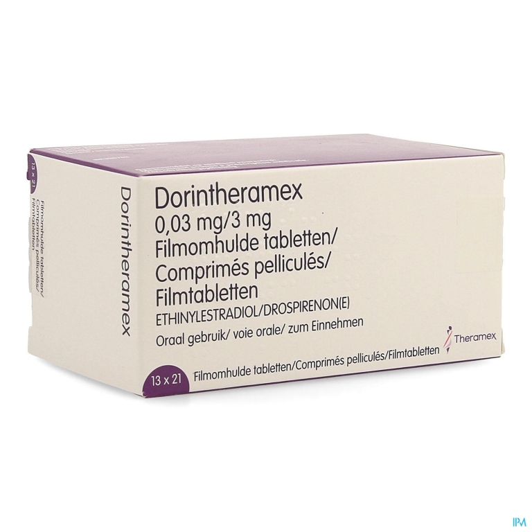 Dorin Theramex 3,00mg/0,03mg Filmomh Tabl 13 X 21