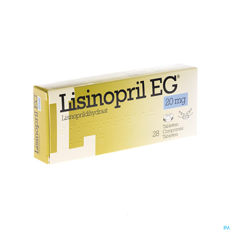 Lisinopril EG          Tabl 28X20Mg