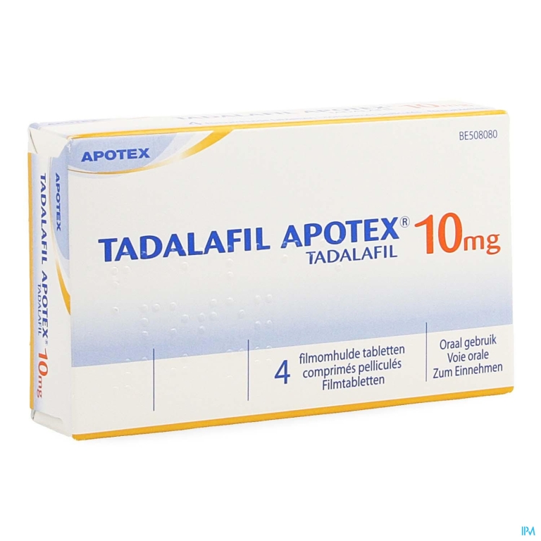 Tadalafil Apotex 10mg Filmomh Tabl 4