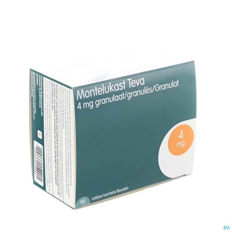 Montelukast Teva 4mg Gran Zakjes 98