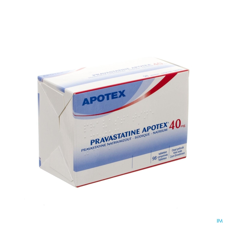 Pravastatine Apotex Comp 98 X 40mg