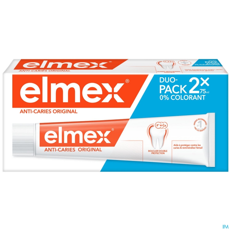 Elmex Anti Caries Dentifrice 2x75ml