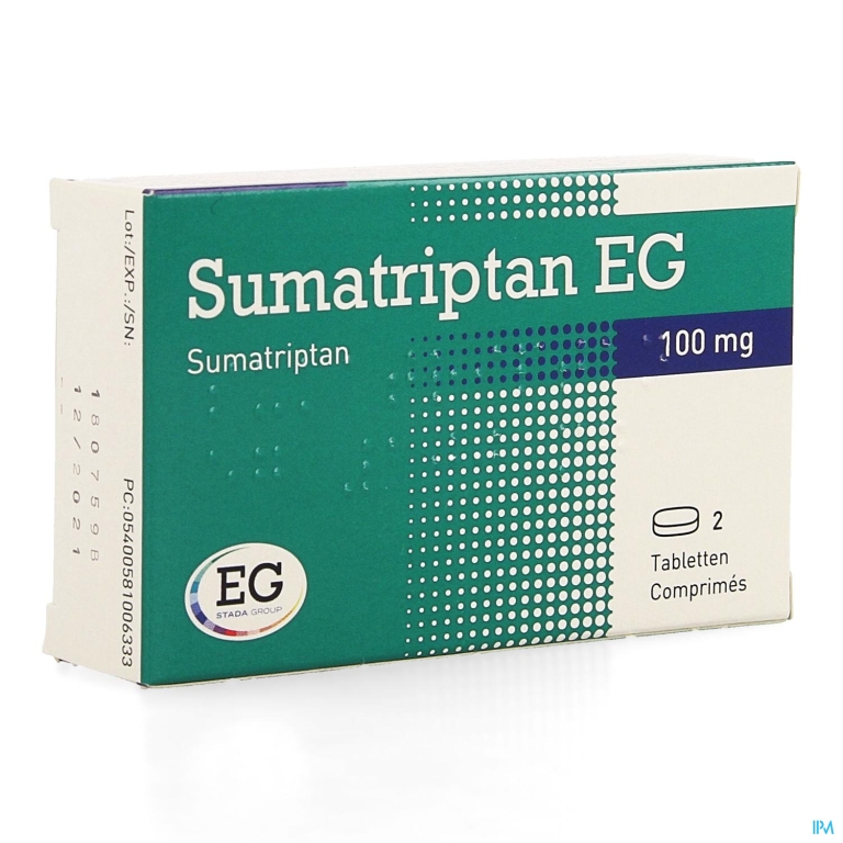 Sumatriptan EG 100 Mg Comp  2