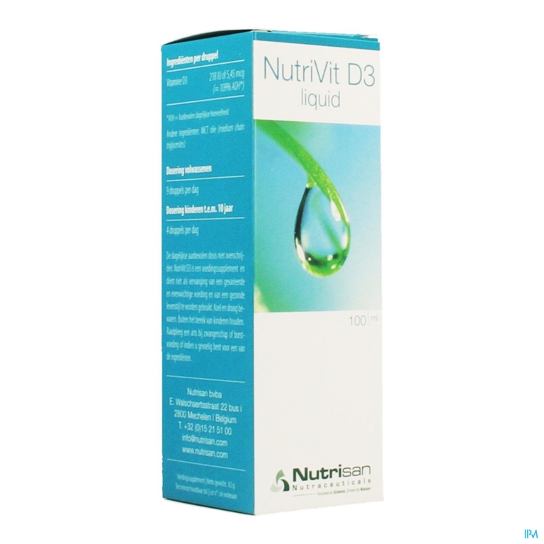 Nutrivit D3 Liquid Gutt 100ml Nutrisan