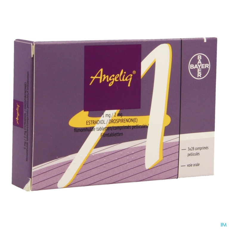 Angeliq 1mg/2mg Filmomh Tabl 3 X 28 Pip