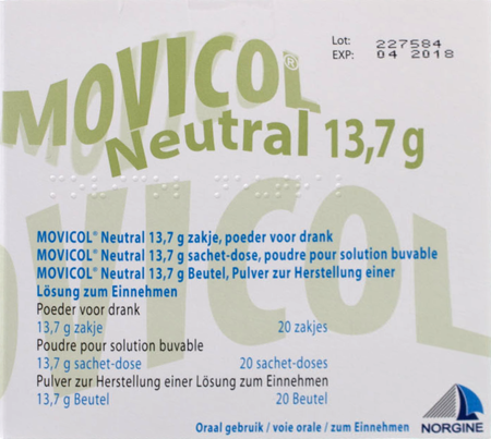Movicol Impexeco Neutral Pdr Zakje 20×13,7g Pip