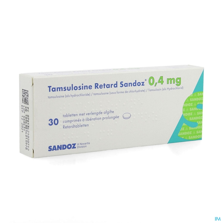 Tamsulosine Retard Sandoz 0,4mg Filmomh Tabl 30