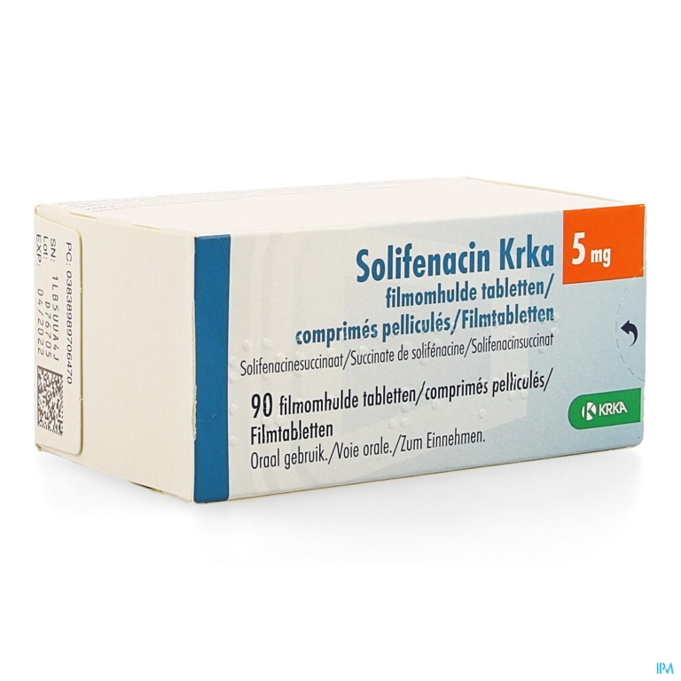 Solifenacin Krka 5mg Filmomh Tabl 90 X 5mg