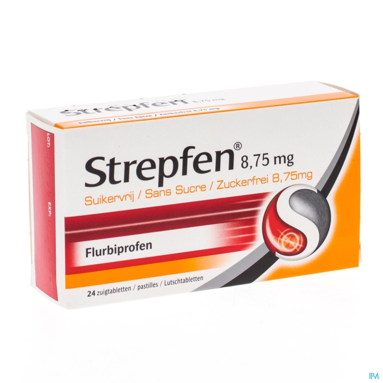 Strepfen 8,75mg Z/suiker Zuigtabl 24