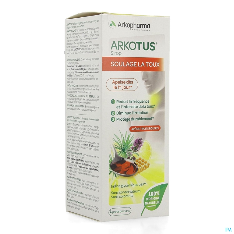 Arkotus Siroop Droog Diep Zittende Hoest 140ml