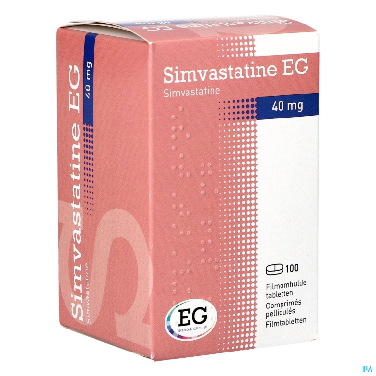 Simvastatine EG 40Mg Filmomh Tabl 100X40Mg Flacon