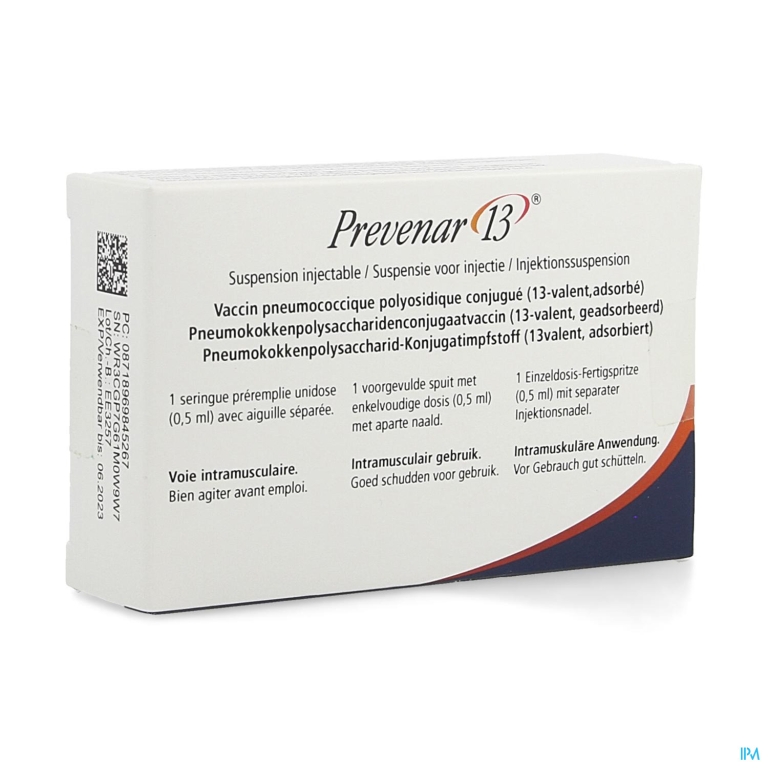 Prevenar 13 Orifarm Susp Inj Fl Inj 1 X 0,5ml