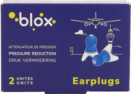 Blox Airplane 1 Pair A/Pressure Earplugs