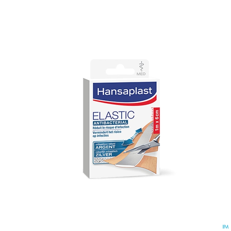 Hansaplast Med Elastic Pleister 1mx6cm 47751