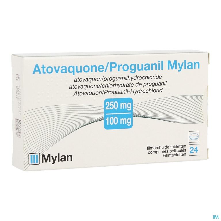 Atovaquone Proguanil Mylan Filmomh Tabl 24