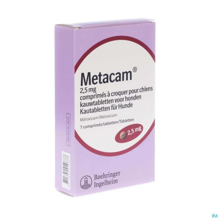 Metacam 2,5mg Kauwtablet Vleessmaak Hond 7×2,5mg