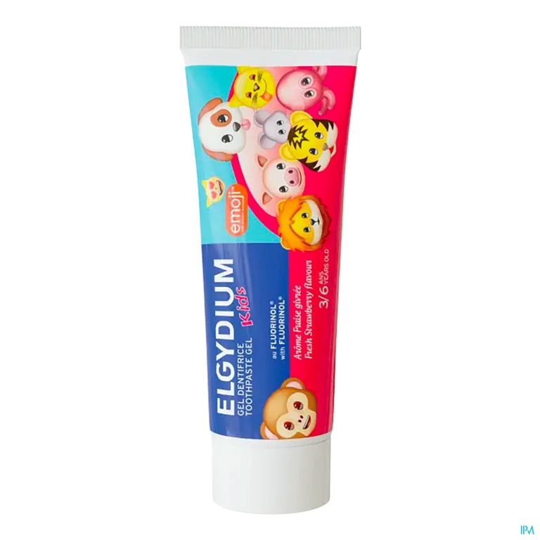 Elgydium Tandpasta Kids Emoji Frisse Aardbei 50ml