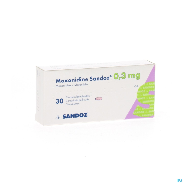 Moxonidine Sandoz Comp 30 X 0,3mg