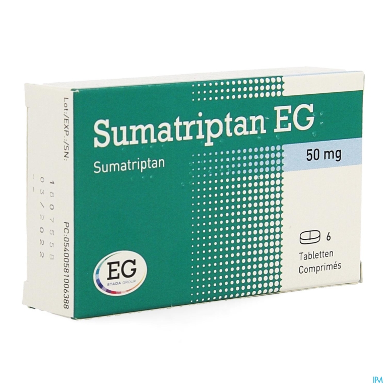 Sumatriptan EG 50Mg Tabl 6