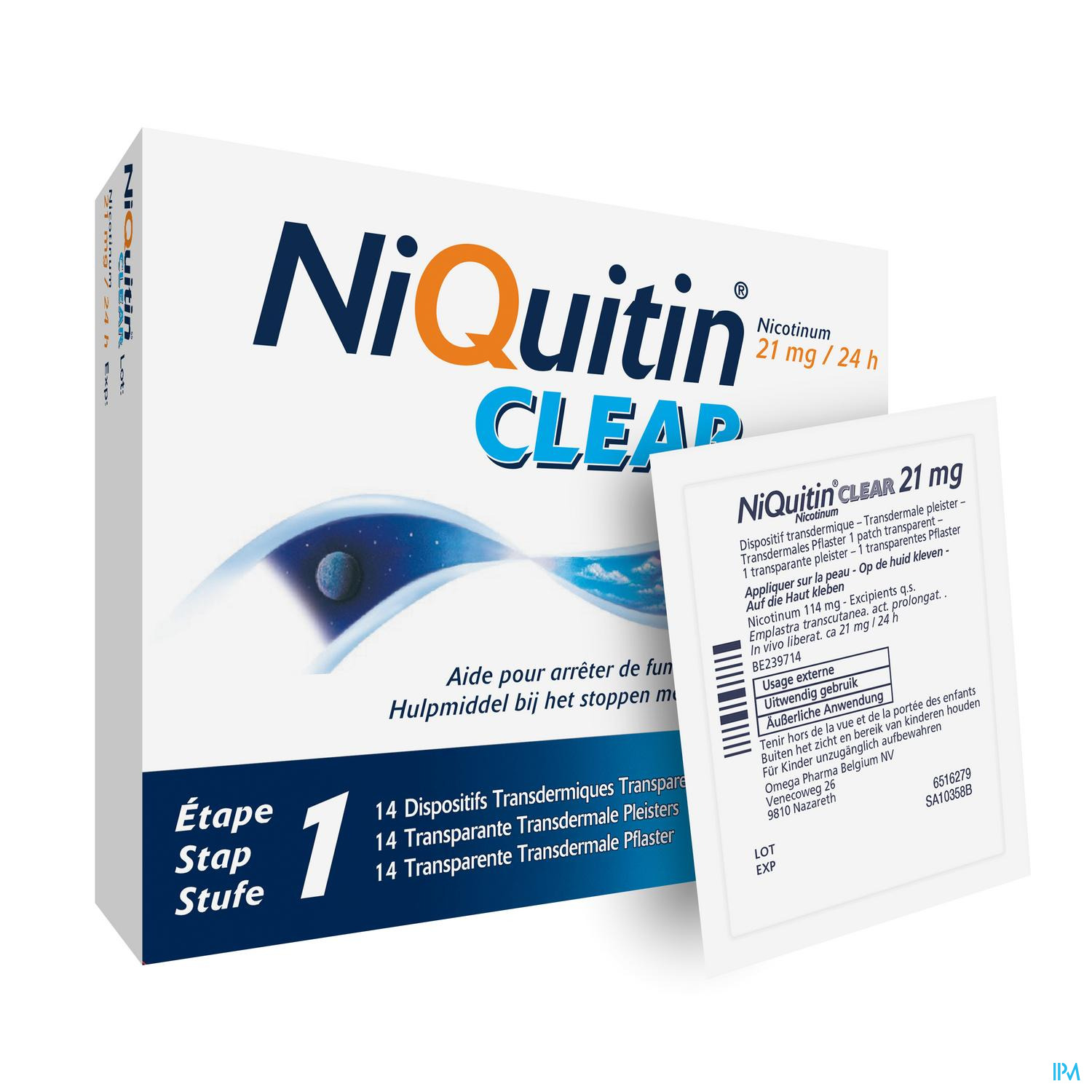 Niquitin Clear Patches 14 X 21mg