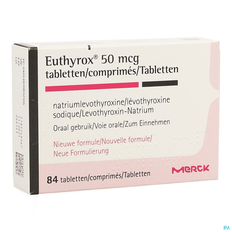 Euthyrox 50mcg Comp 84 Nf