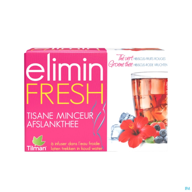 Elimin Fresh Hibiscus-rode Vruchten Tea-bags 24