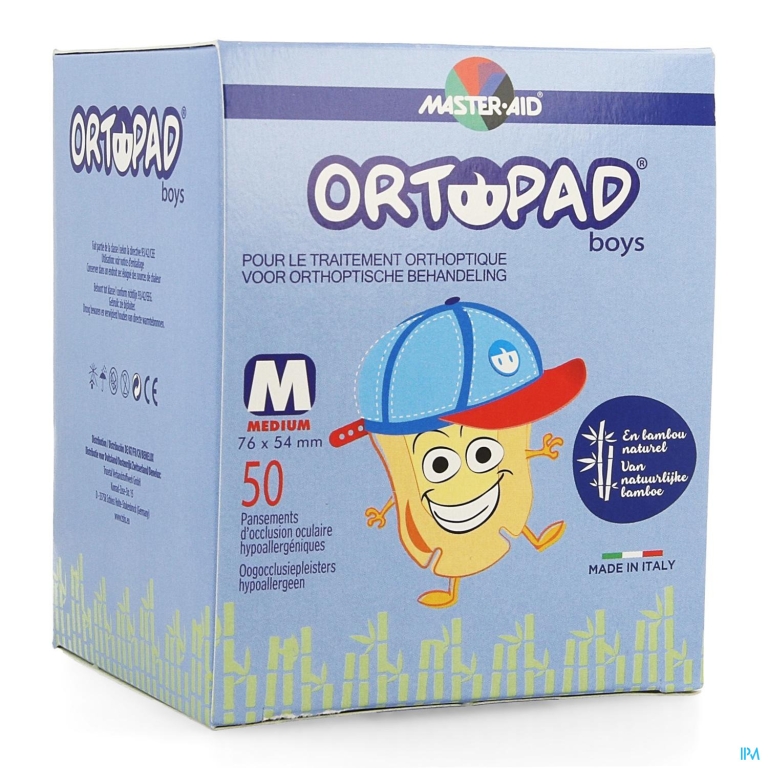 Ortopad For Boys Medium Oogkompres 50 73322