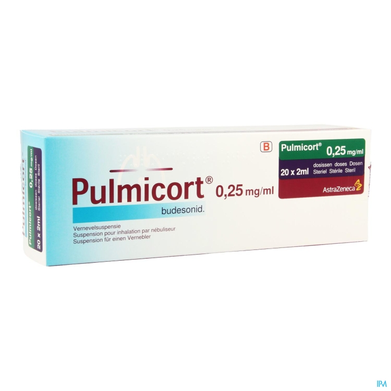 Pulmicort Susp Pour Neb. 0,25mg/ml 20x2ml