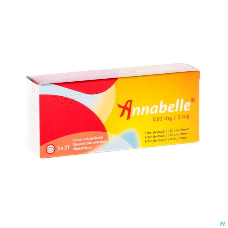 Annabelle 0,02mg/3mg Comp 3 X 21