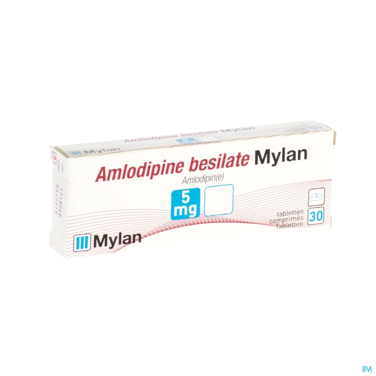 Amlodipine Besilate Mylan Comp 30 X 5mg