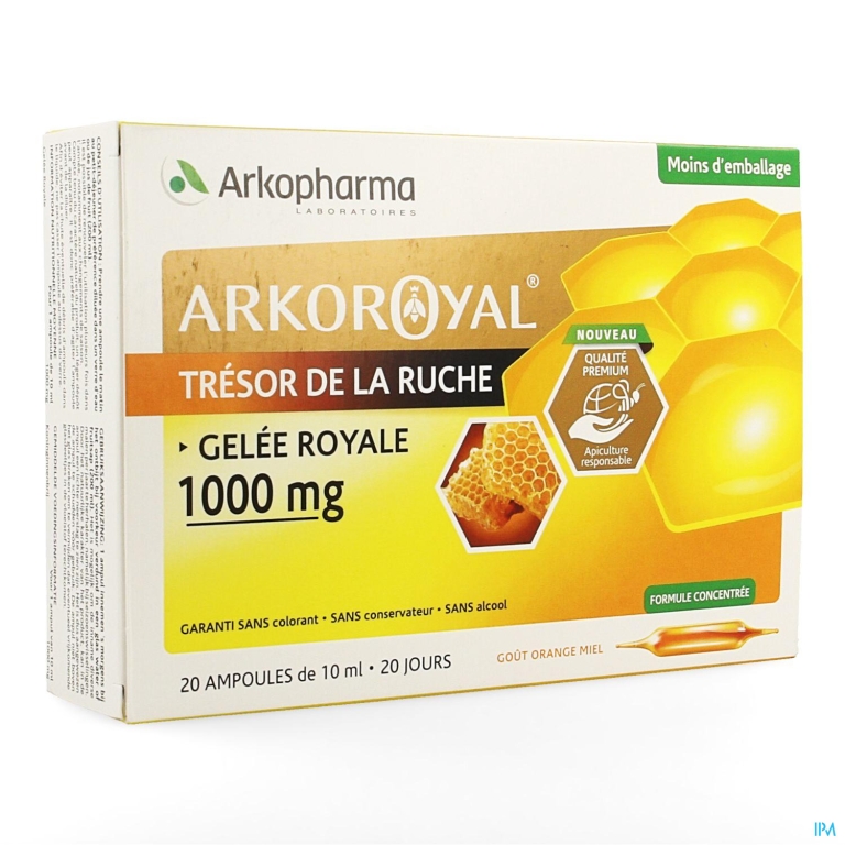 Arkoroyal Koninginnebrij 1000mg Amp 20x10ml