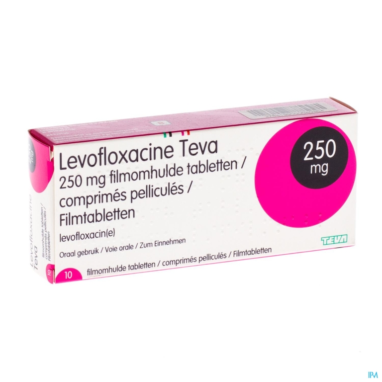 Levofloxacine Teva Comp 10 X 250mg