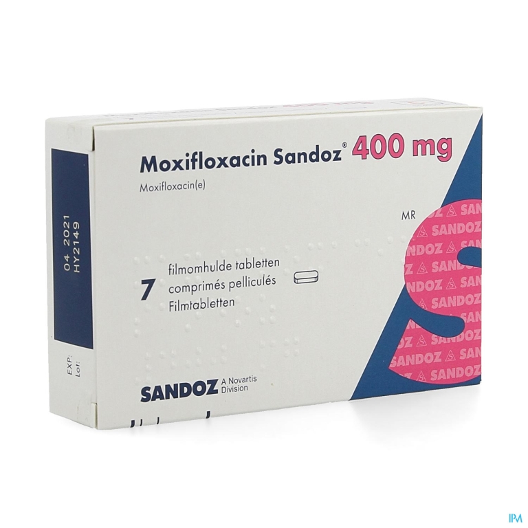 Moxifloxacin Sandoz 400mg Filmomh Tabl 7