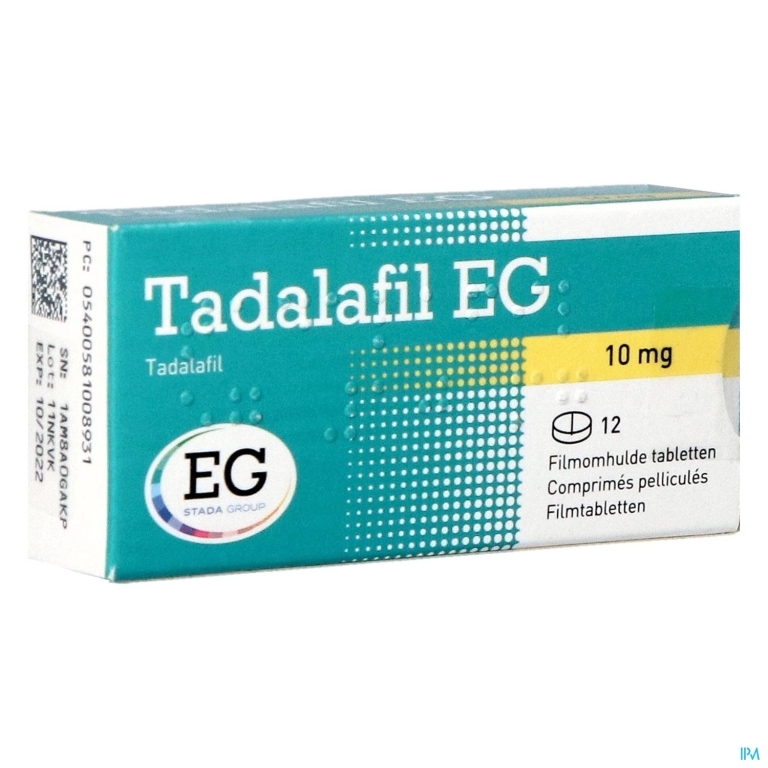 Tadalafil EG 10Mg Filmomh Tabl  12 X 10Mg