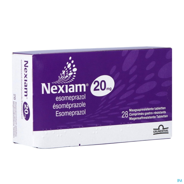 Nexiam 20mg Comp 28 X 20mg