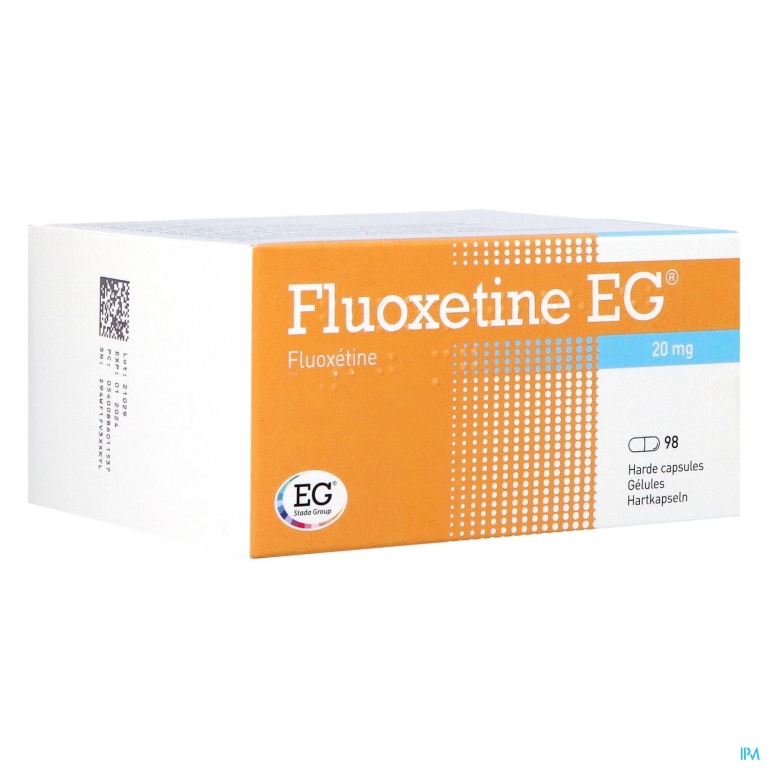 Fluoxetine Eg 20mg Pi Pharma Caps Hard 98x20mg Pip