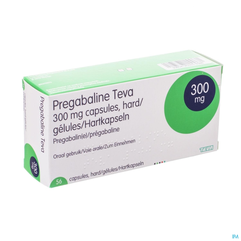 Pregabaline Teva 300mg Caps Hard 56 X 300mg