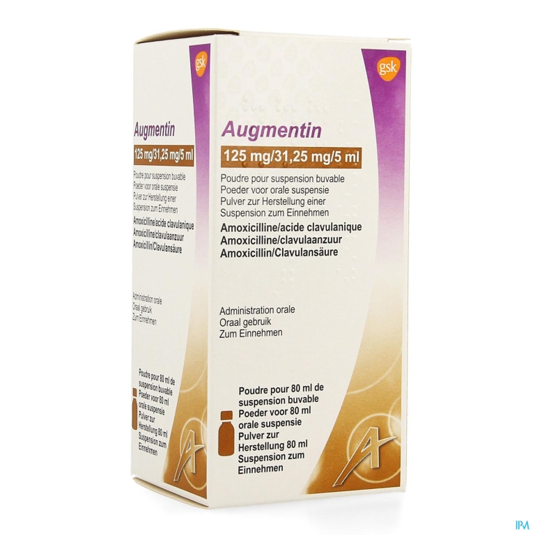 Augmentin Fl Sir 80ml 125mg/5ml