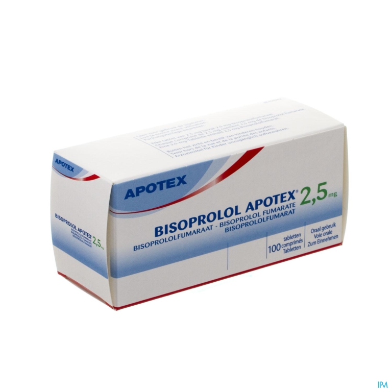 Bisoprolol Apotex 2,5mg Tabl 100