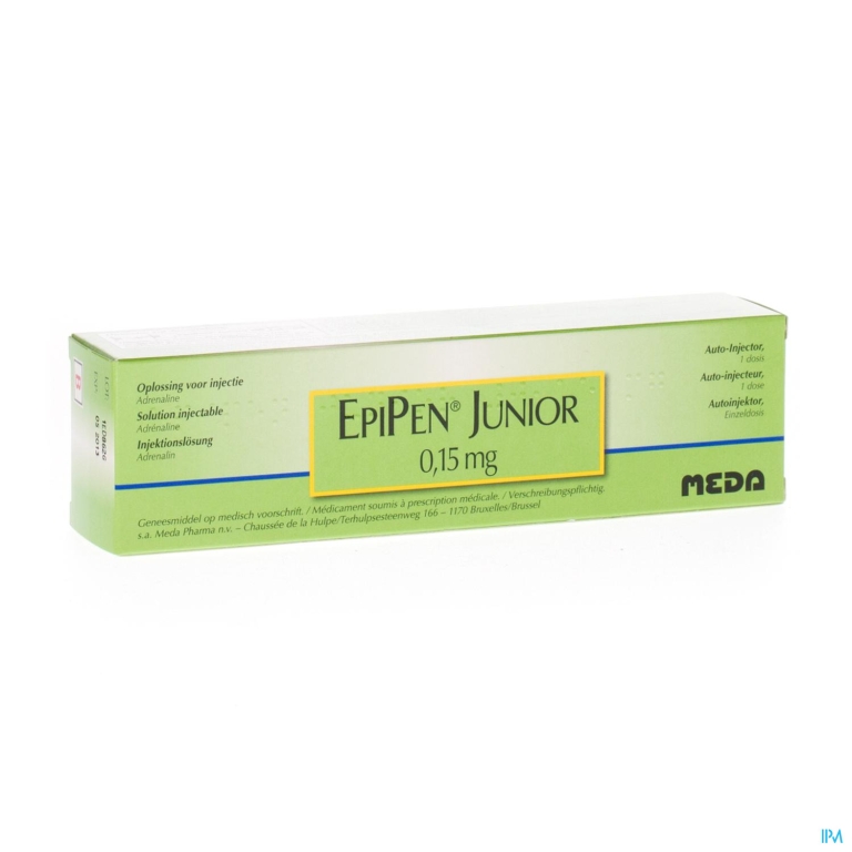 Epipen 0,15mg Patroon 0,3ml Opl Inj 0,5mg/ml