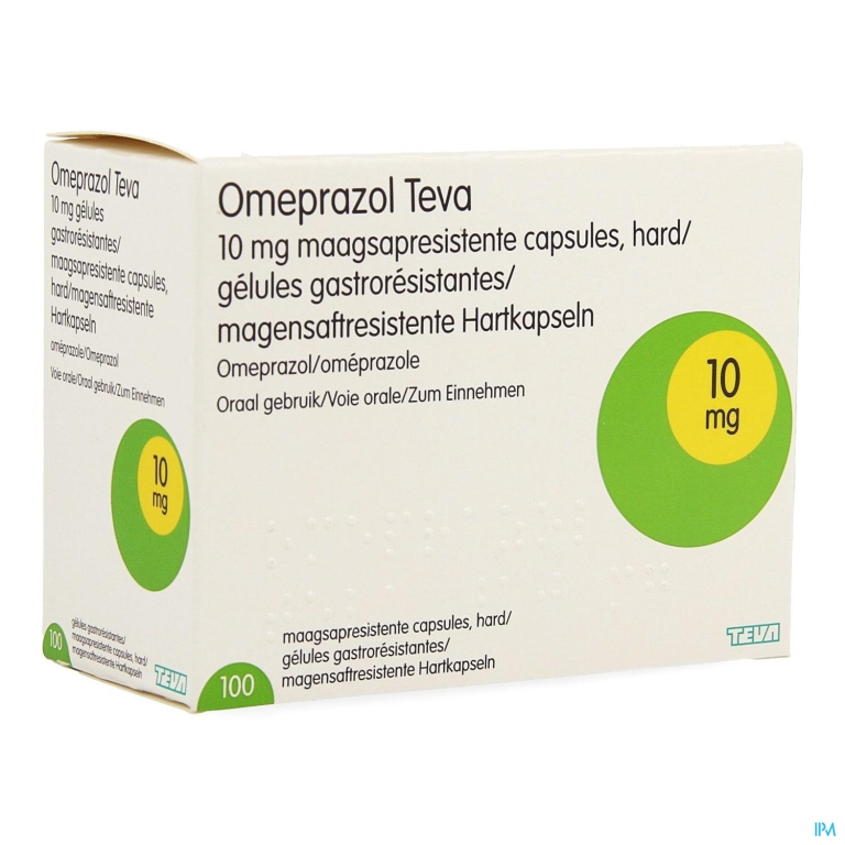 Omeprazol Teva 10mg Caps Maagsapres Container 100