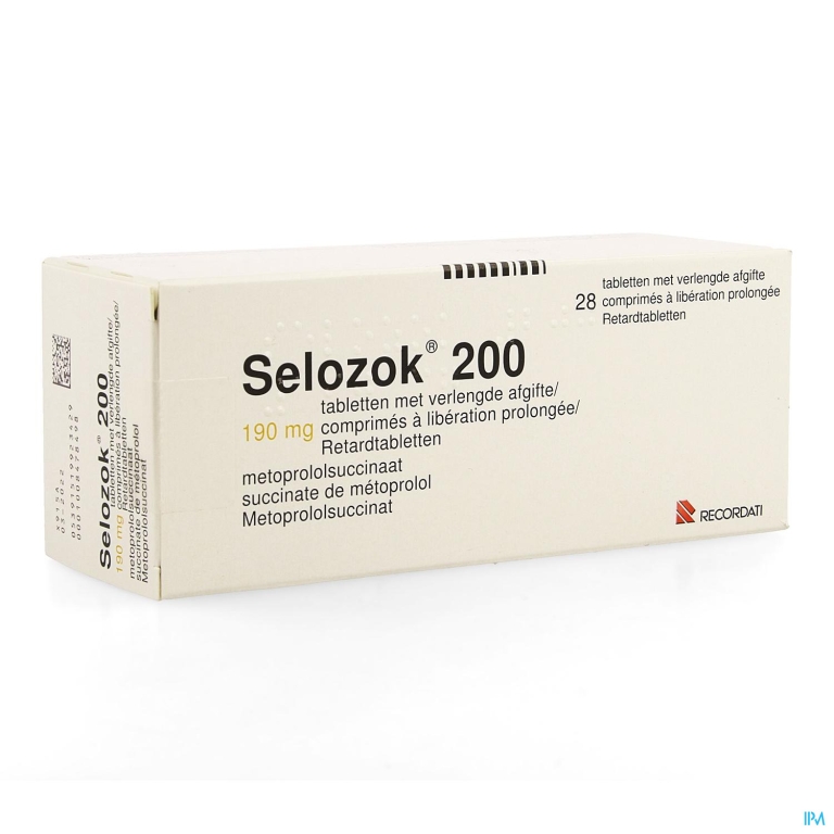 Selozok 200 Comp Verlengde Afgifte 28 X 190mg