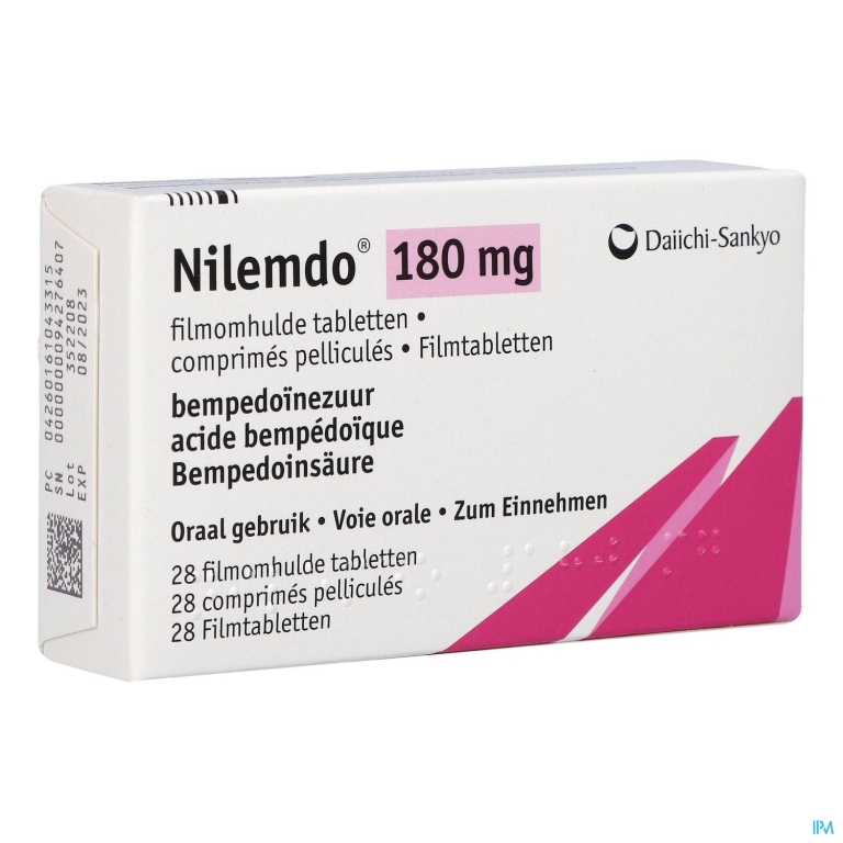 Nilemdo 180mg Filmomh Tabl 28