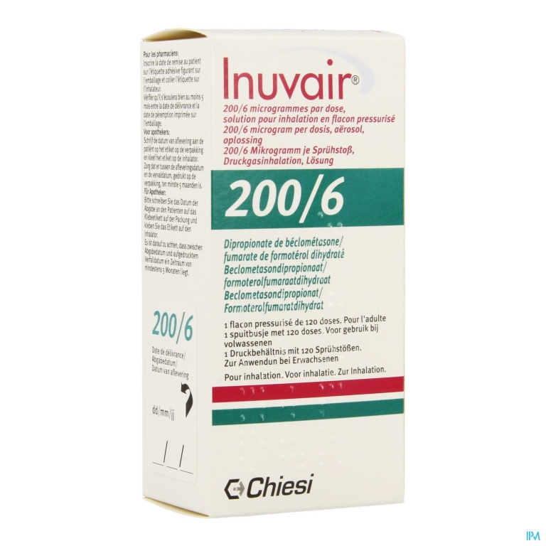 Inuvair 200/6mcg Aerosol Doses 1×120