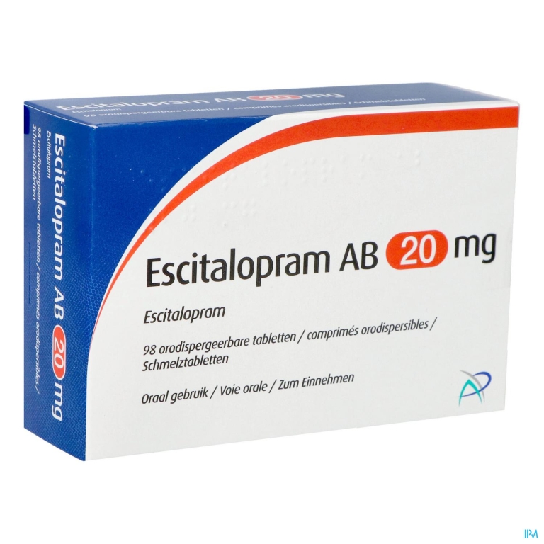 Escitalopram Ab 20mg Comp Orodisp 98 X 20mg