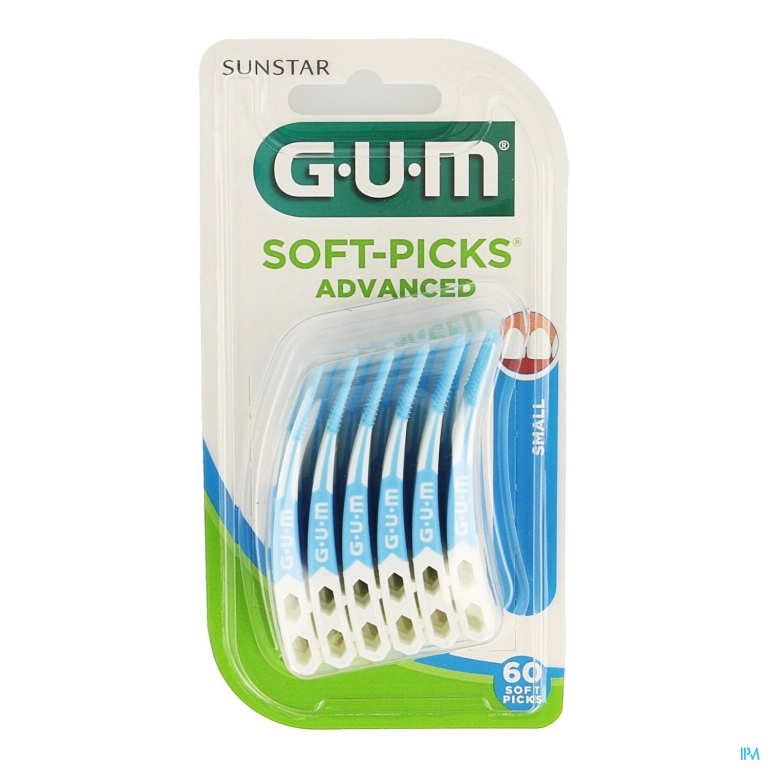 GUM SOFT PICKS ADVANCED SMALL 60 ST