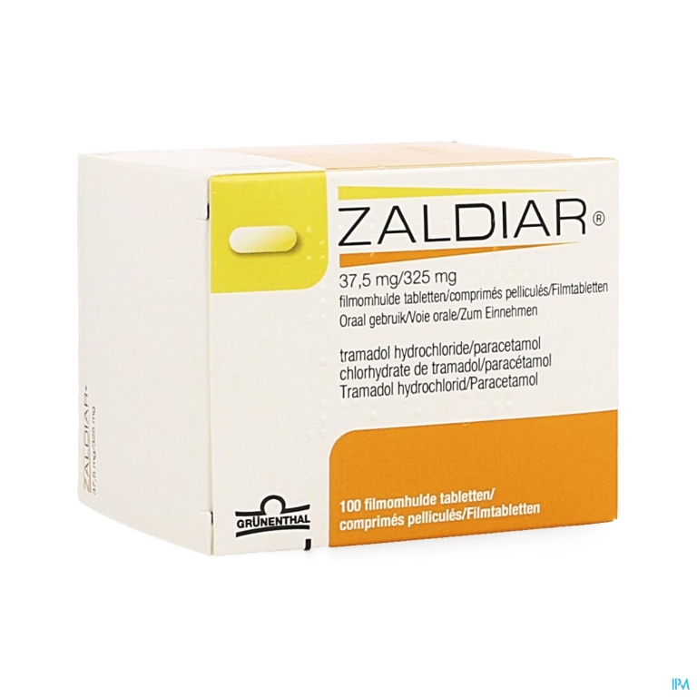 Zaldiar 37,5mg/325mg Pi Pharma Filmomh Tabl100 Pip