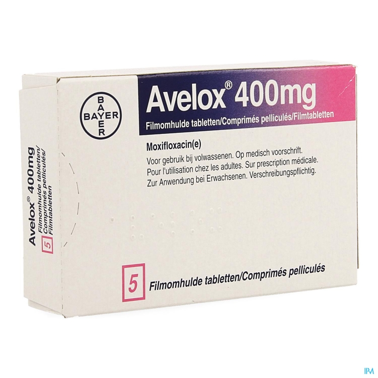 Avelox 400mg Filmomh Tabl 5 X 400mg (nf Blister