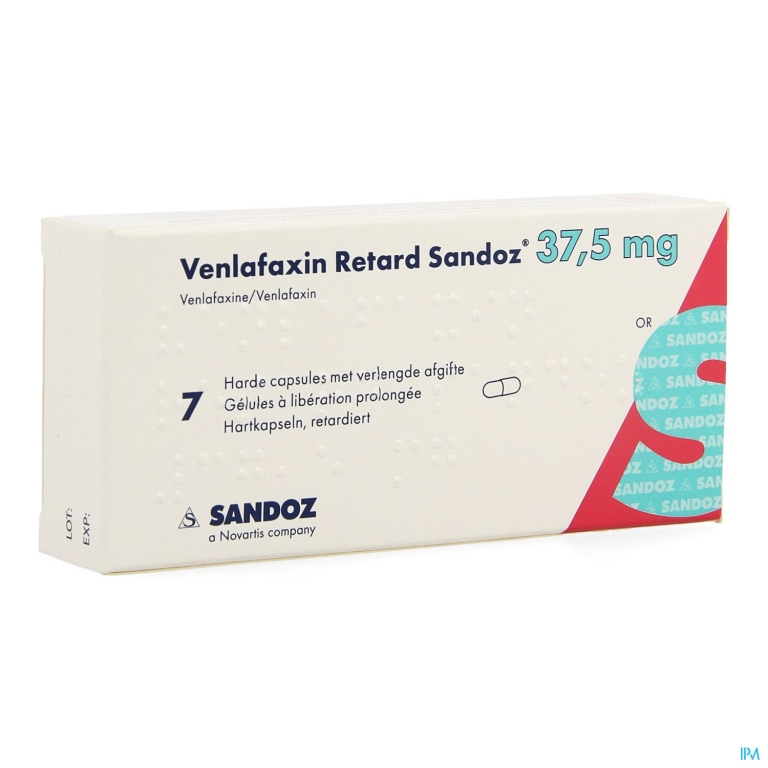 Venlafaxin Retard Sandoz 37,5mg Caps Verl Werk 7