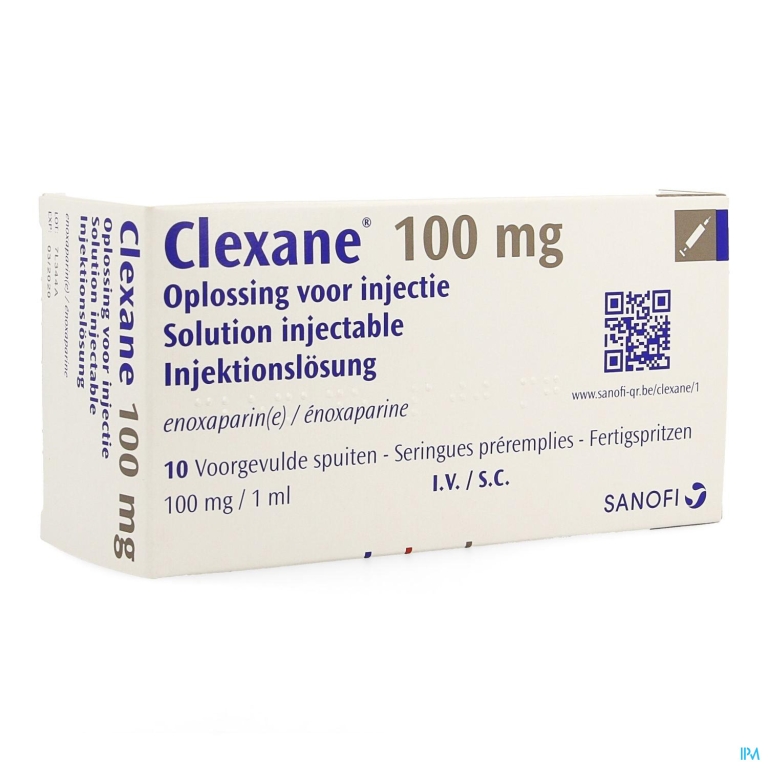 Clexane Spuit Inj 10 X100 mg/1,0ml